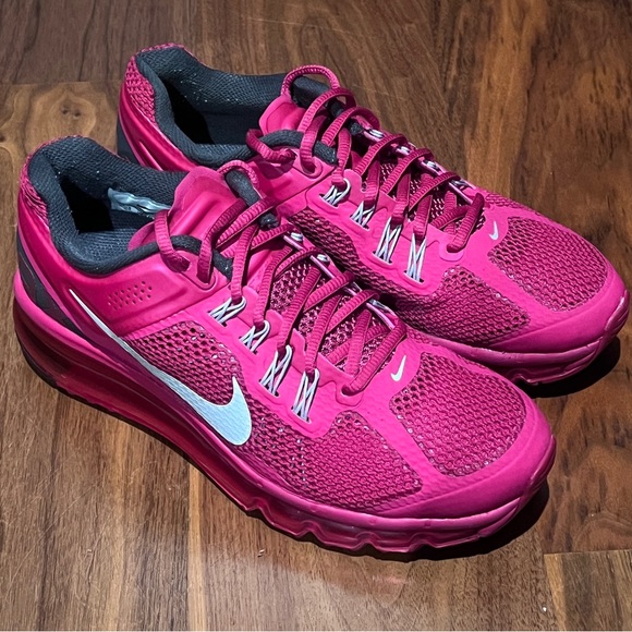 Nike Air Max 2013 in original box - Fuchsia Pink-Reflect Silver-Anthracite - Picture 3 of 15